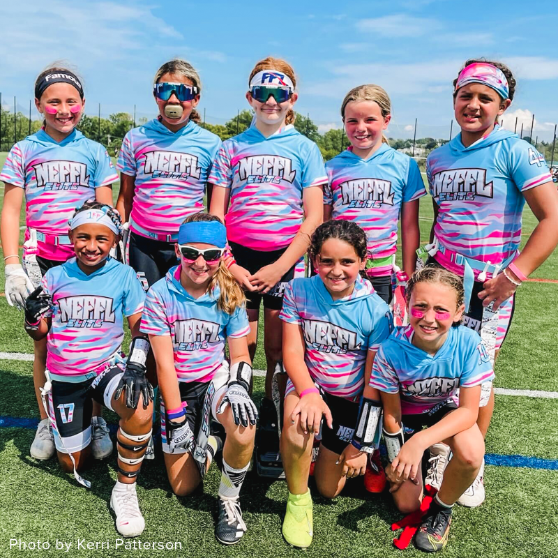 Patriots's tweet photo. “Don't let any of the stigmas create barriers to the sport of football.”

On #NGWSD, the 10U Girls Patriots @NewEnglandFlag team is off to make their mark at the @NFLFLAG Championships: https://t.co/LCvVIqCf1T