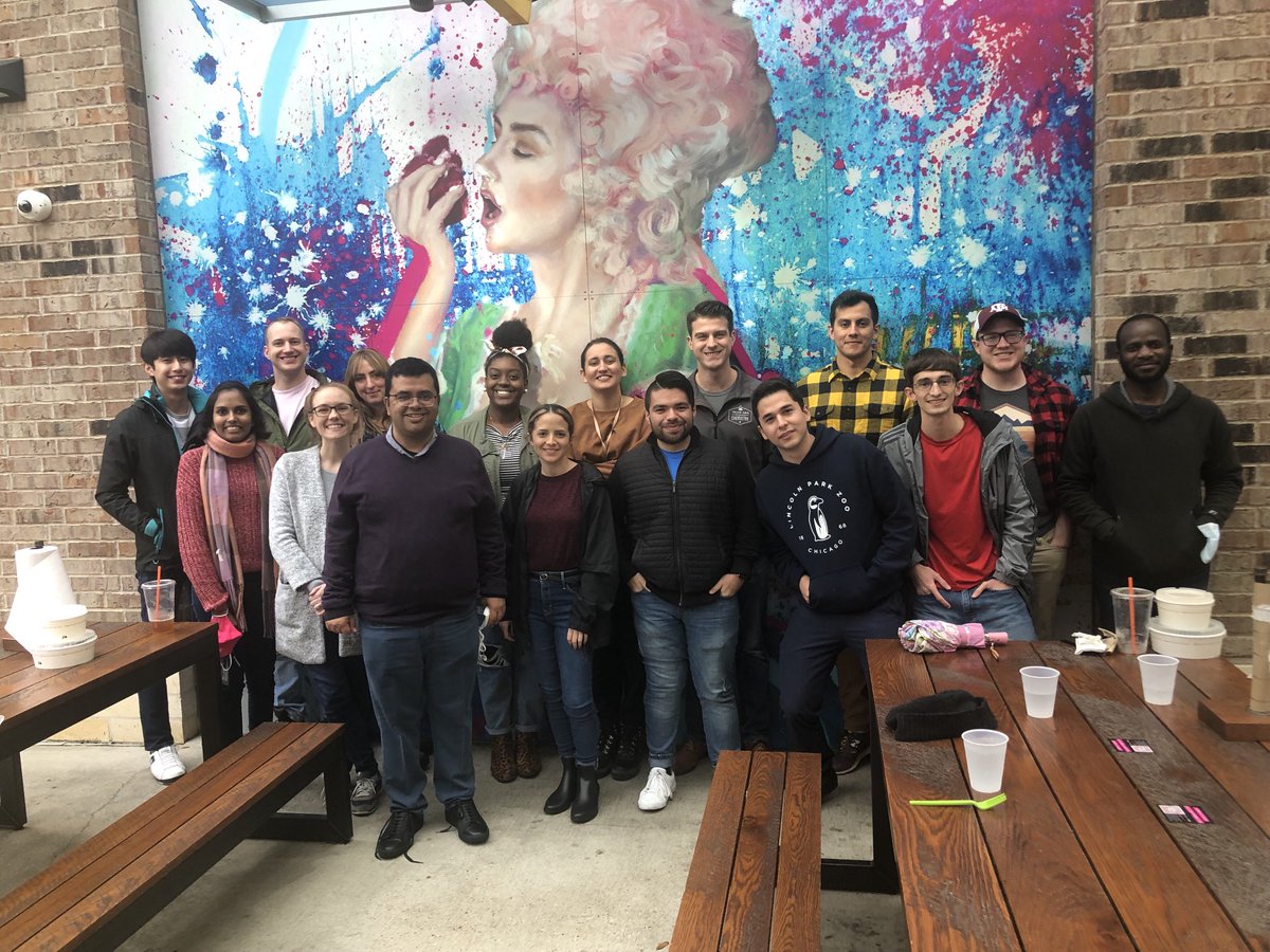 We bid farewell to ⁦<a href="/_NataliaRiv/">Natalia Rivera</a>⁩ as she heads out to Maryland to start a new position at ⁦<a href="/SolvayGroup/">Solvay</a>⁩. Thanks so much for all your amazing contributions and our best wishes as you start this new chapter of your career