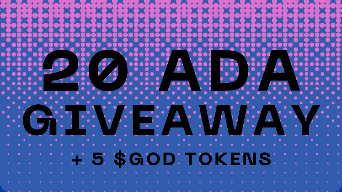 CNFTpromotion's tweet photo. 💸 #ADAGiveaway 💸

Gabriel is giving away 20 $ADA and 5 $GOD tokens! 🤑

Enter now: 
💰 Like &amp; Retweet
💰 Follow @GabrielMazzant3 &amp; @CNFTPromotion
💰 Tag 3 Friends

#ADA winner selected when he hits 400 followers! 🙌🏼

#NFTGiveaway #CNFTs #Cardano #CardanoNFT
#CNFTcommunity https://t.co/4V7WLDASZW
