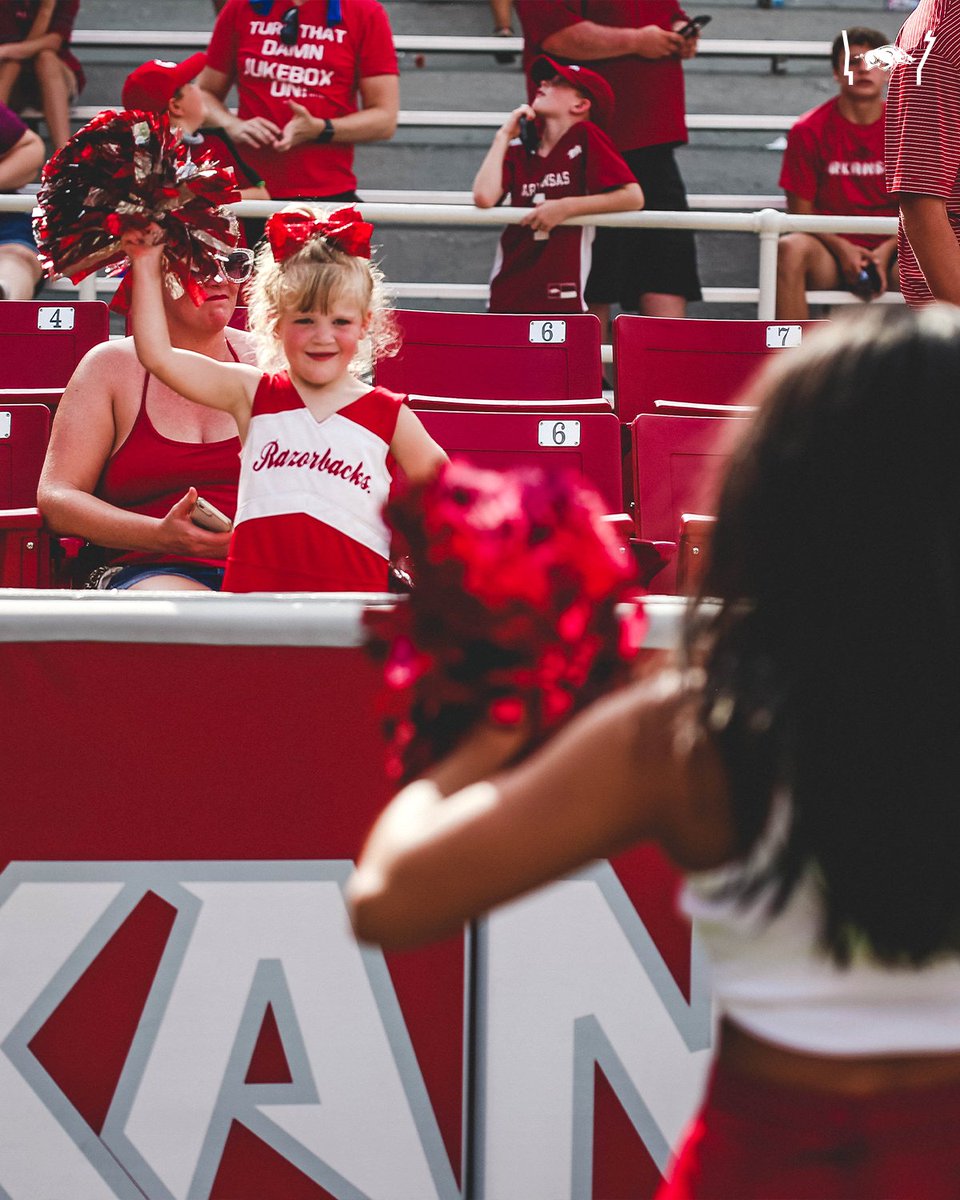 RazorbackSpirit's tweet photo. Empowering each other now to inspire those that come after us.

Happy #ngwsd to all the amazing cheer and dance athletes out there! https://t.co/kk5qQ1fzNx