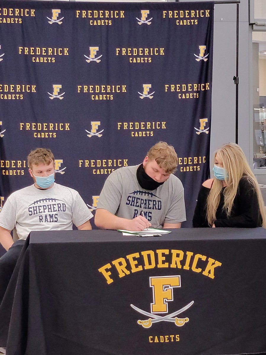 Congratulations to <a href="/Bigty5557/">Tyler Hove</a> and @BrianJester2022 on continuing to play college football <a href="/SURamsFootball/">Shepherd Football</a>.  It's been an honor to watch you grow over the years.  #FrederickMaryland