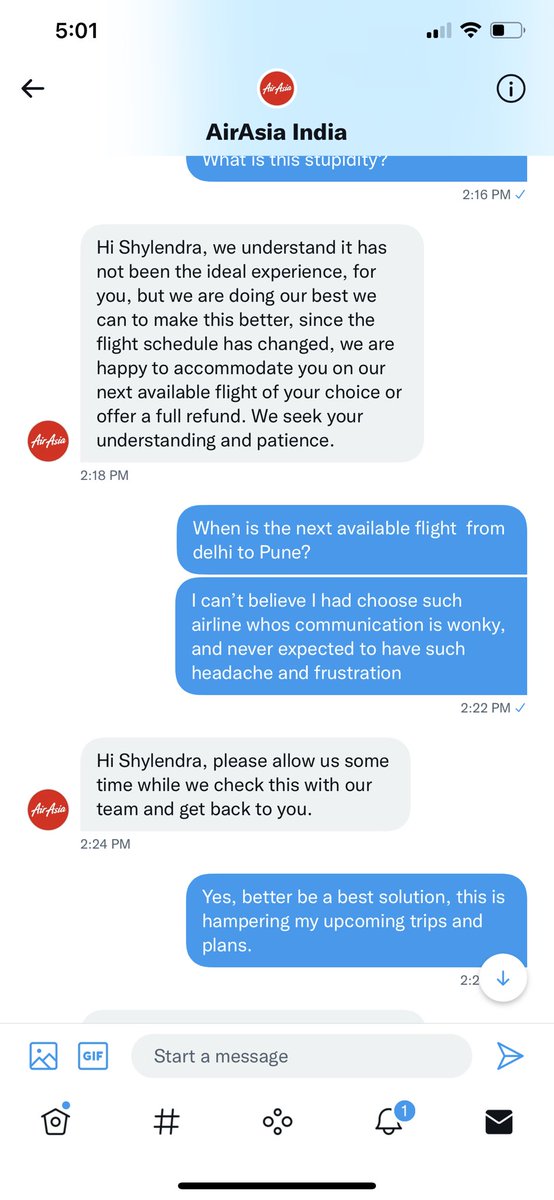 shylendraapv's tweet photo. @AirAsiaIndia is this how you guys put peoples travel in jeopardy? Send a mail with flight cancelled and resend a mail with booking confirmed.. and on day of travel, “surprise” I can’t checkin even tho I retrieve my booking.. what is this stupidity?  @consumerforum_ please help. https://t.co/1ockkgy2Vu