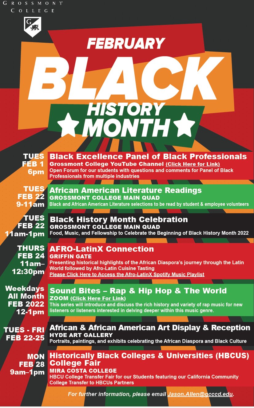 Grossmont College 2022 Calendar Tweets With Replies By Grossmont College (@Grossmontedu) / Twitter
