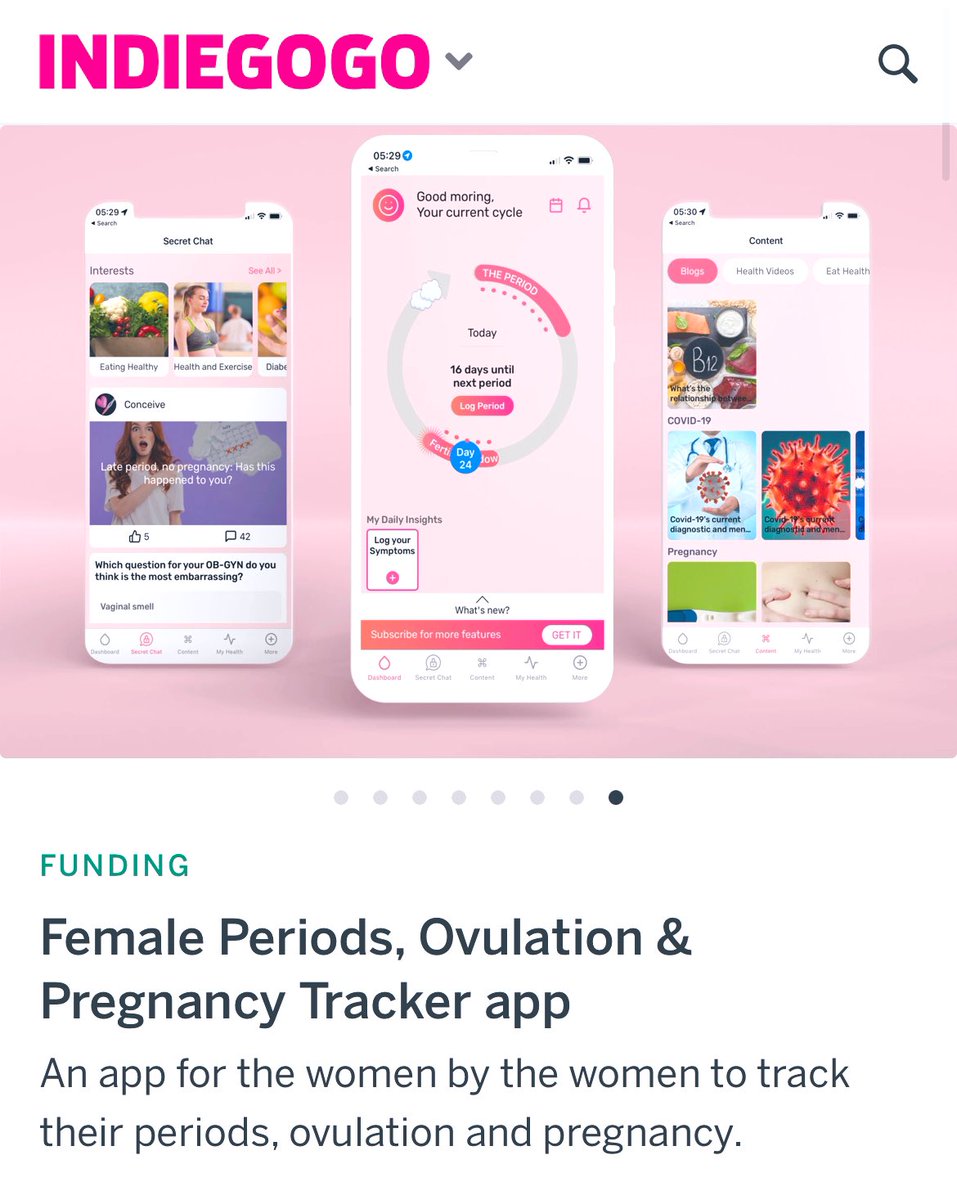 FemX Period Tracker tweet media