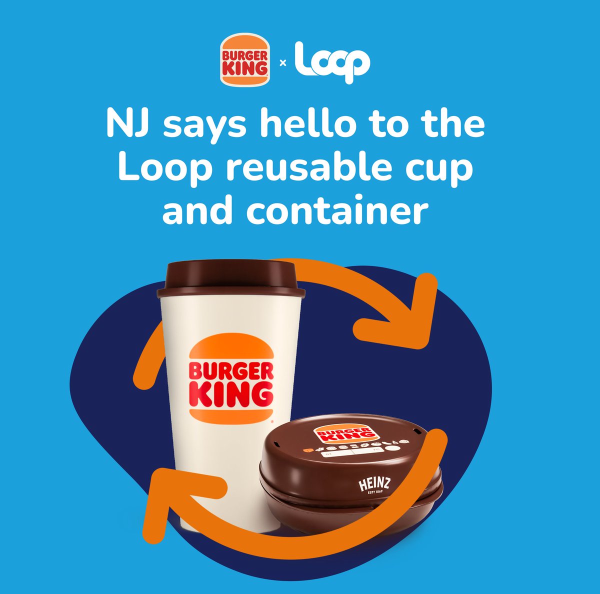 ChooseLoop's tweet image. At 5 select @BurgerKing restaurants, Loop is launching a test pilot for the 1st reusable cup &amp;amp; @TupperwareGlobal container in the US!🎉

🍔Enjoy your Whopper® &amp;amp; more in #reusablepackaging

🔁 Loop cups &amp;amp; containers are cleaned&amp;amp;reused

Download the Loop Deposit App to learn more💙
