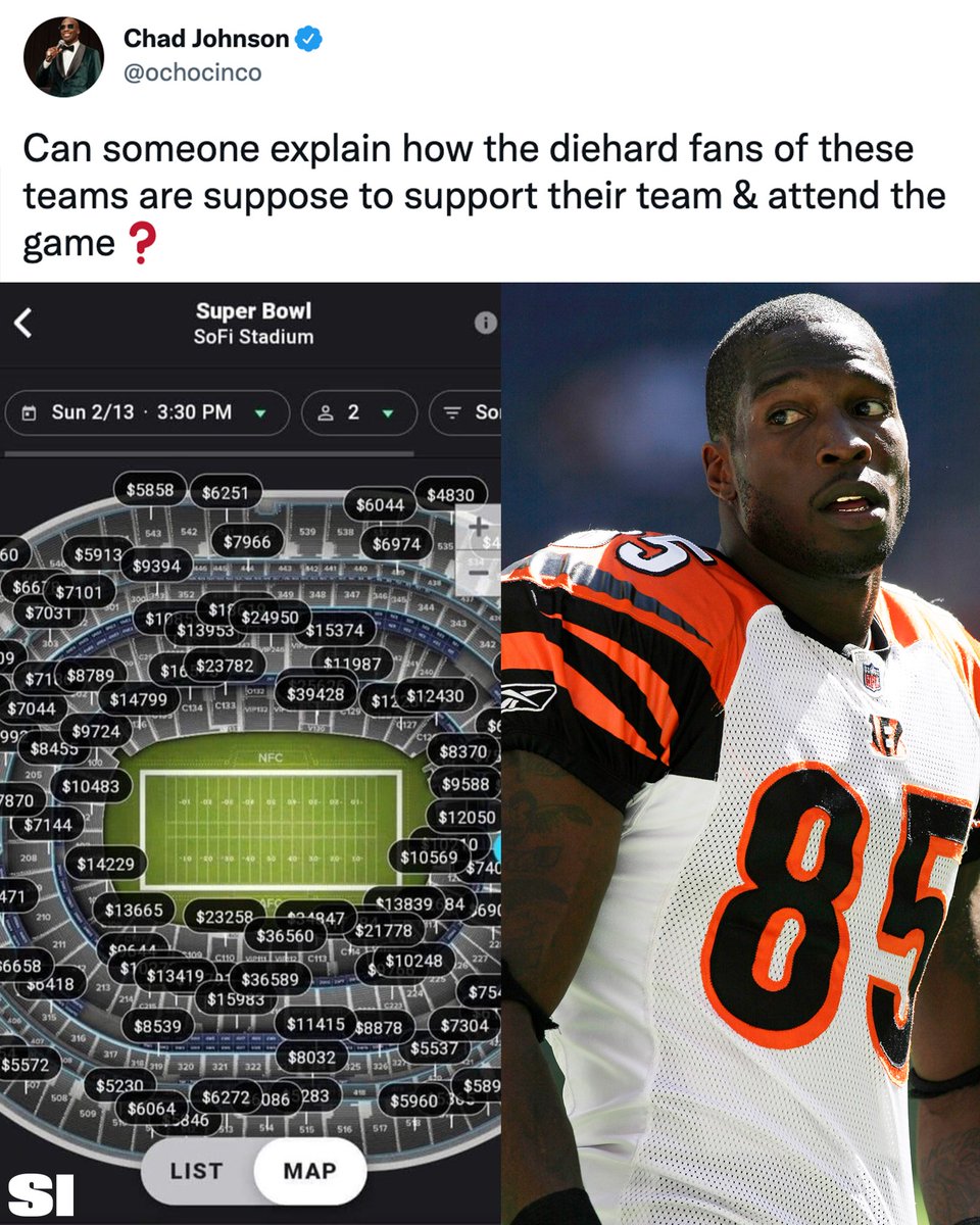 .<a href="/ochocinco/">Chad Johnson</a> raises a VERY important question here ↓ 🤔

#RuleTheJungle | #RamsHouse