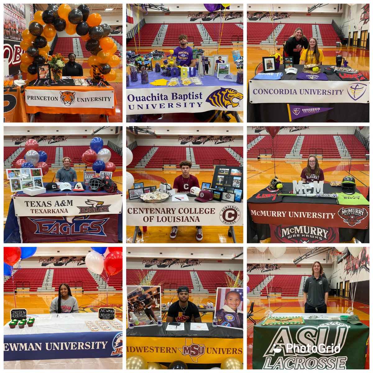 What an inspiring day at <a href="/langhamcreekhs/">Langham Creek High</a>!! 9 student athletes signed their letters of intent today!! #LOBONATION salutes you &amp; your accomplishments! Thank you <a href="/11greenwave/">Roy Garcia</a>, <a href="/JulieHinaman/">Julie Hinaman</a>, &amp; <a href="/DrNatalieKB/">Natalie Blasingame, Ed.D.</a> for joining us! #hardworkalwayspaysoff <a href="/CyFairISD/">Cypress-Fairbanks ISD</a> <a href="/CFISDAthletics/">CFISDAthletics</a>
