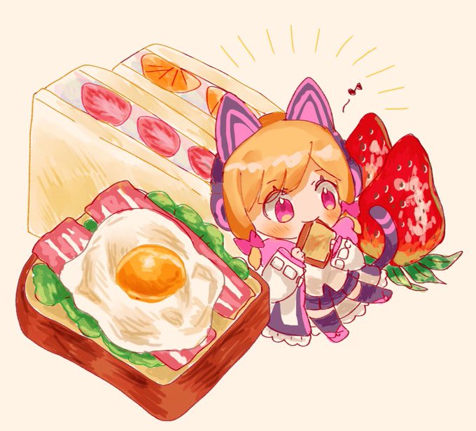 「果物 サンドイッチ」のTwitter画像/イラスト(新着)｜3ページ目