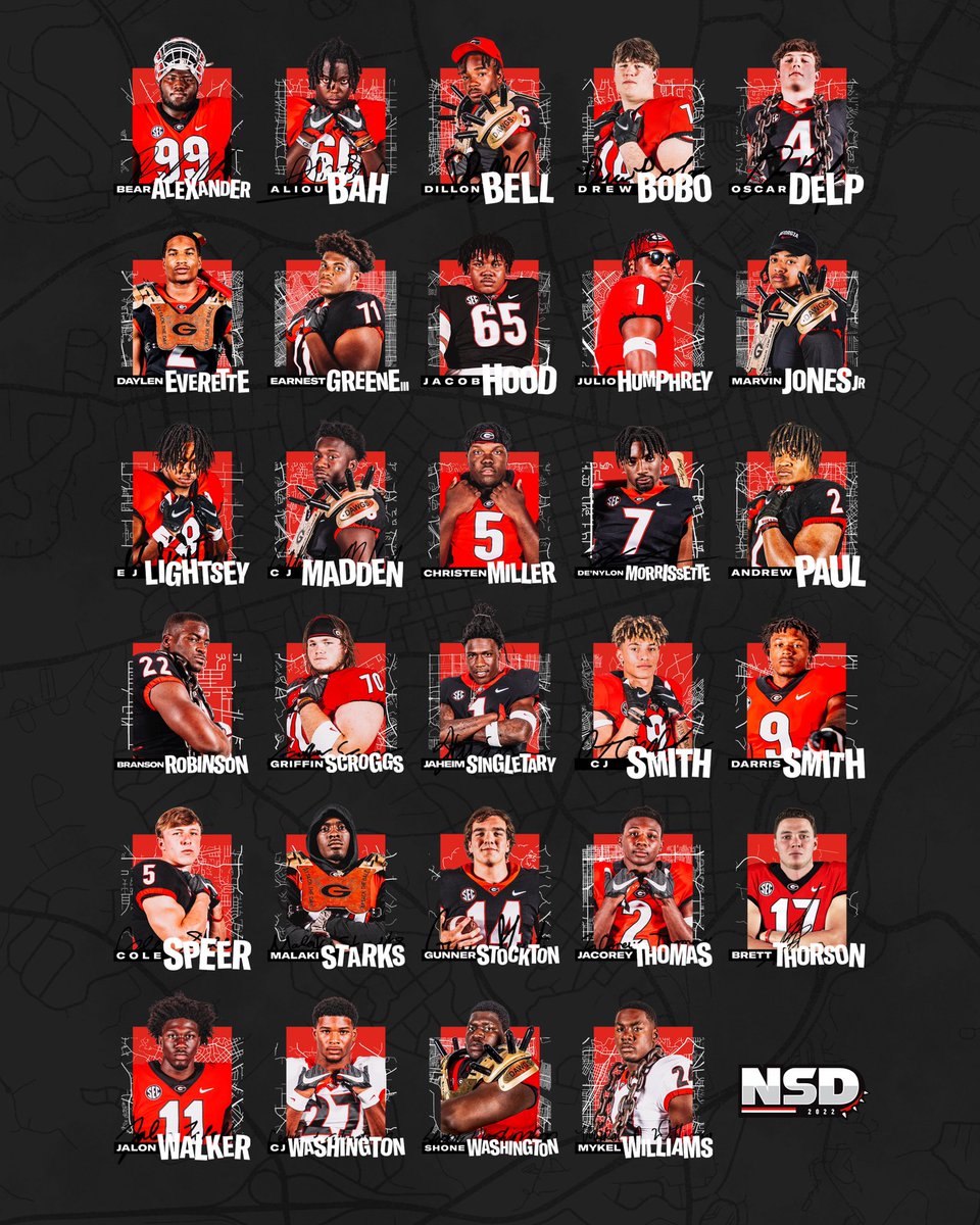 That's a wrap on National Signing Day ‼️

Welcome the Class of 2022 to #DawgNation 🐶

#CommittedToTheG