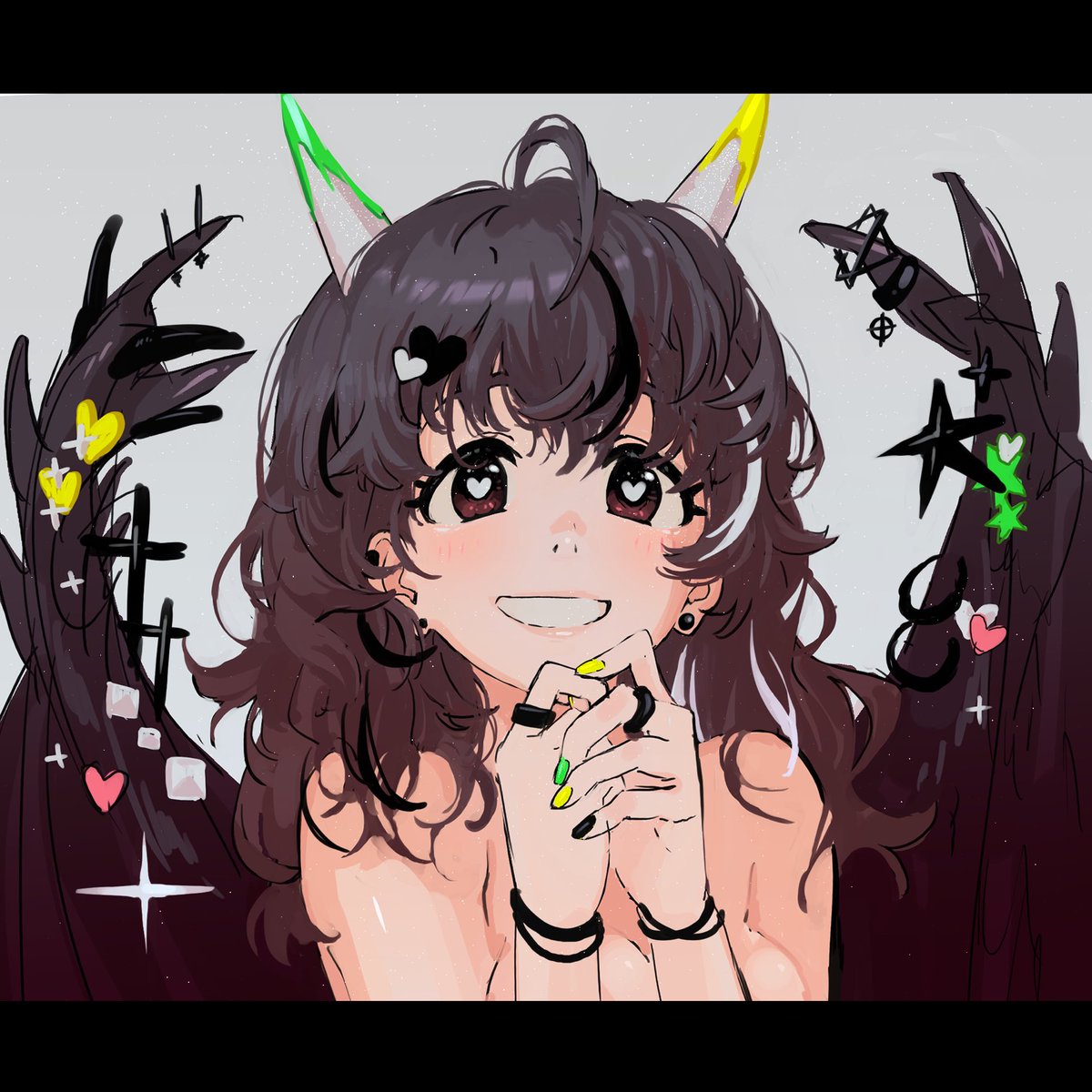 「」|_ ｍ ｏ ｓ ｈのイラスト