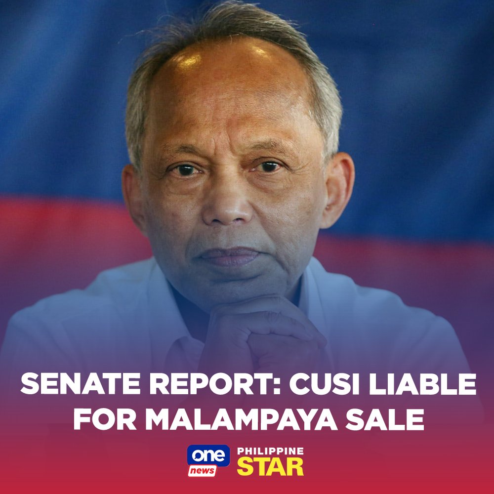PhilippineStar's tweet photo. Sen. Sherwin Gatchalian called on Energy Secretary Alfonso Cusi and his subordinates to resign following the alleged Malampaya sale anomaly, saying “the Filipino people can no longer trust” them to safeguard the country’s precious resources. READ: https://t.co/sVaYxw5Pze https://t.co/AZb1bqnYd8