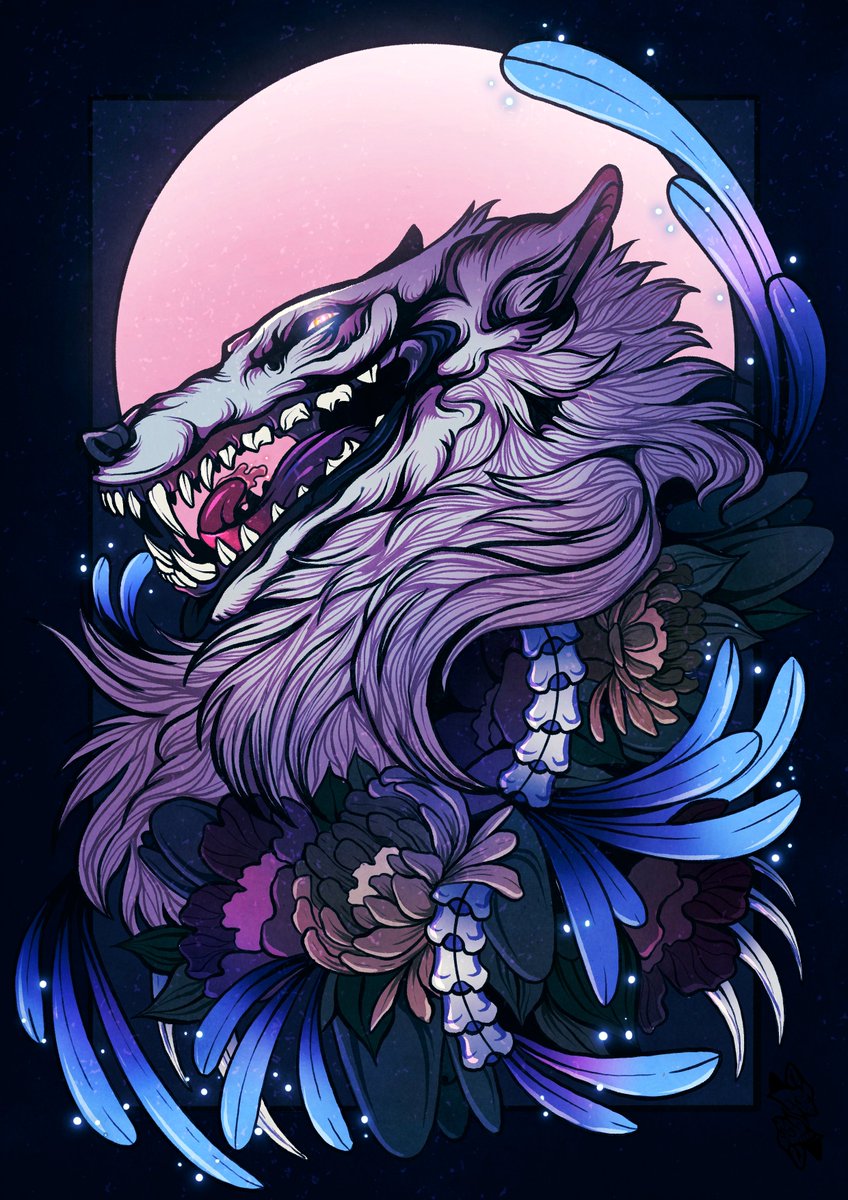SarahMasonArt's tweet photo. -- CUT OFF A WOLF'S HEAD AND IT STILL HAS THE POWER TO BITE. -- https://t.co/sncbHE1wNG