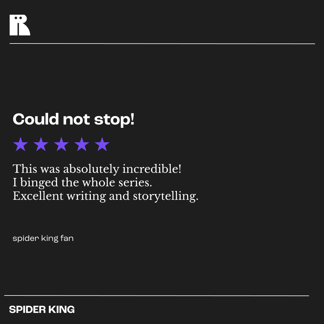 RealmMedia's tweet photo. 🕷You still have time to binge @JustinKey_MD's #SpiderKing before Monday🕷️
Listen now wherever you get your podcasts.
🕸️https://t.co/8eCu4Z1CUy🕸️ https://t.co/yxbjDHrTLV