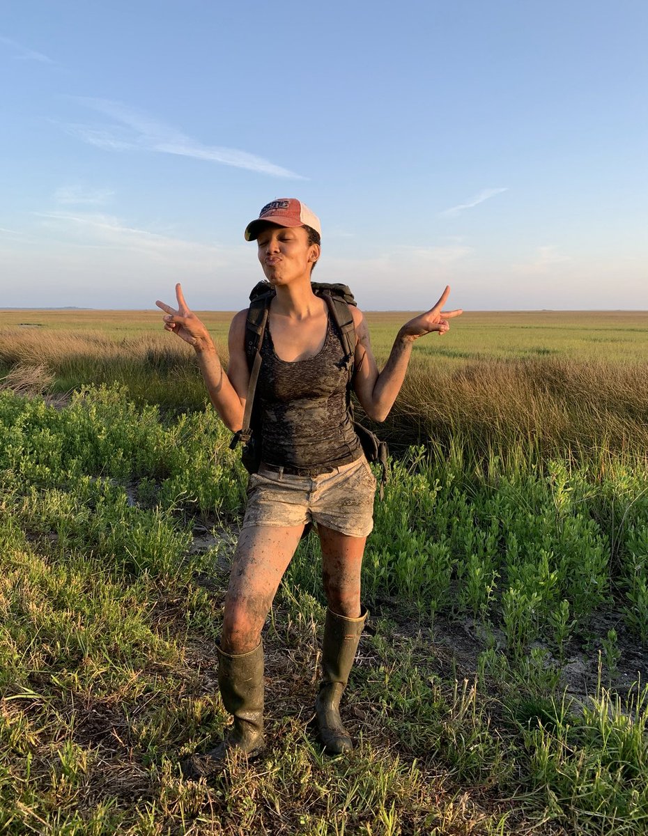 It’s Black History Month and World Wetlands Day. I’m proud to be a Black biologist whose research will help salt marshes and their birds survive into the future. 

Truly I’m in love with marshes. 
- storm surge protection
- wildlife nursery
- carbon sink

Your boo could never.