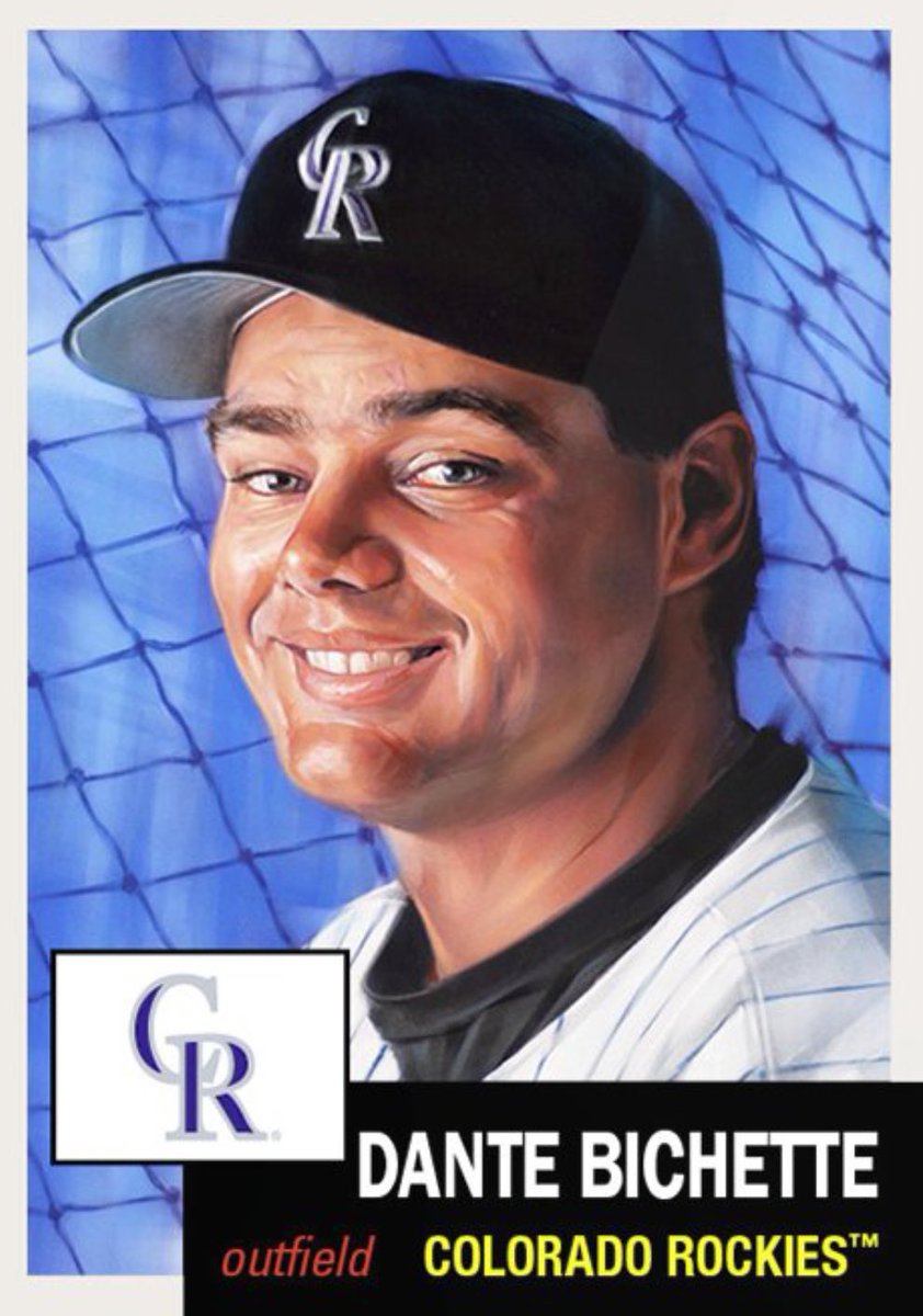 This weeks card drop is… Dante Bichette of the <a href="/Rockies/">Colorado Rockies</a> !
Head over to Topps.com or wheelercollections.com to get yours!
Let’s add to your PC!

#jaredkelleyart #toppscards #toppslivingset #dantebichette
#cardart #TradingCards #ArtistOnTwitter #whodoyoucollect