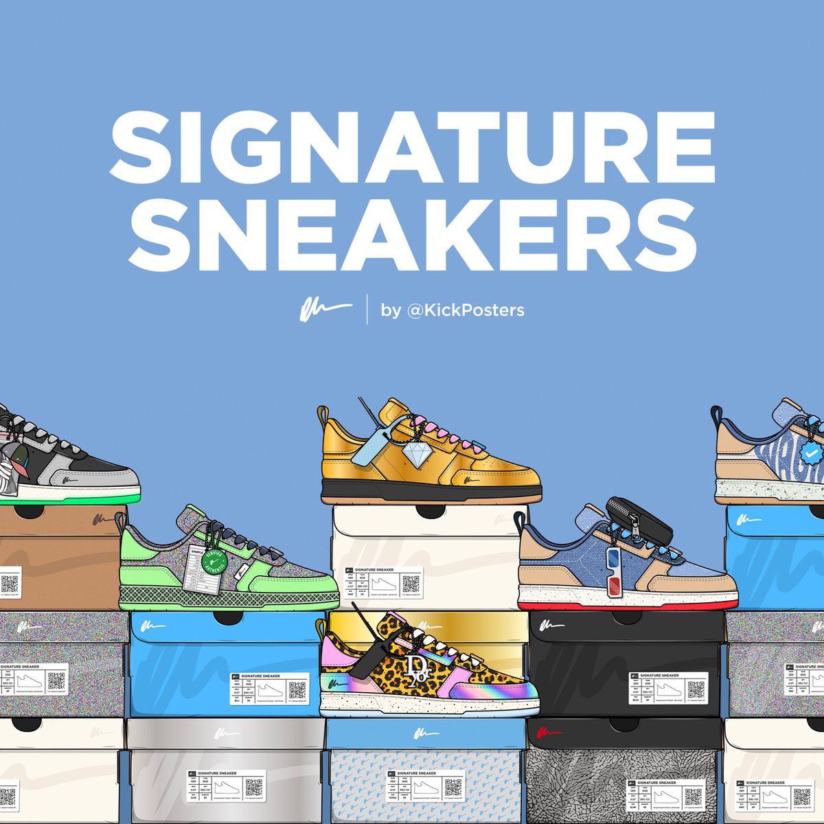 DanFreebairn's tweet photo. 👟✍🏻

777 Signature Sneaker NFTs coming very soon! 

Join our discord for all the info👇🏻
https://t.co/6jeHANomNL https://t.co/wHLmGDx69a