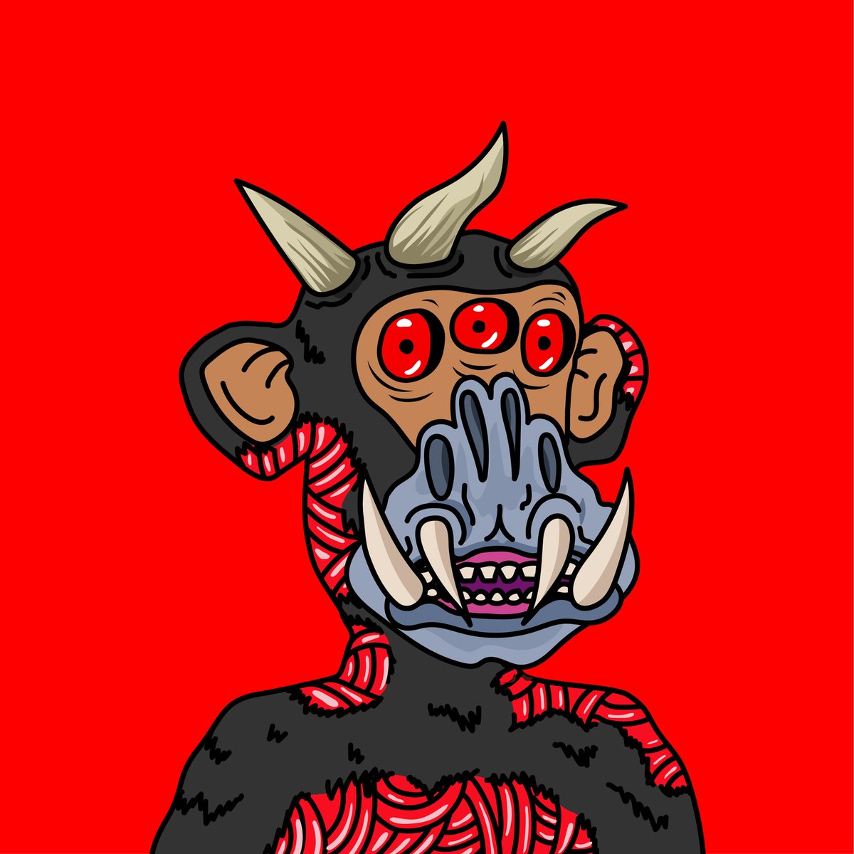 thedoodleapes's tweet photo. We’ve just released The Symbiote Apes! Expose your Doodle Apes to Symbiote Serum and incubate them into Symbiote Apes! 
🦍
🧪
👹
#nft #mayc #bayc #OpenSeaNFT https://t.co/7RCZKt93In