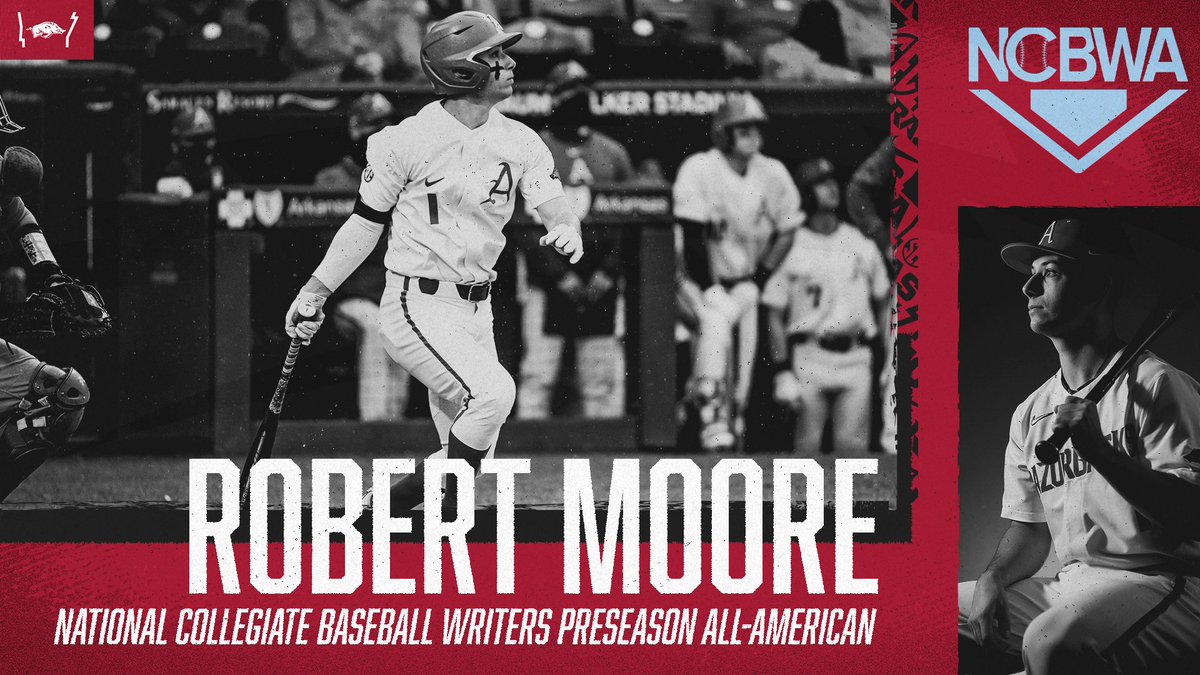 RazorbackBSB's tweet image. Preseason All-🇺🇸 @__robertmoore_