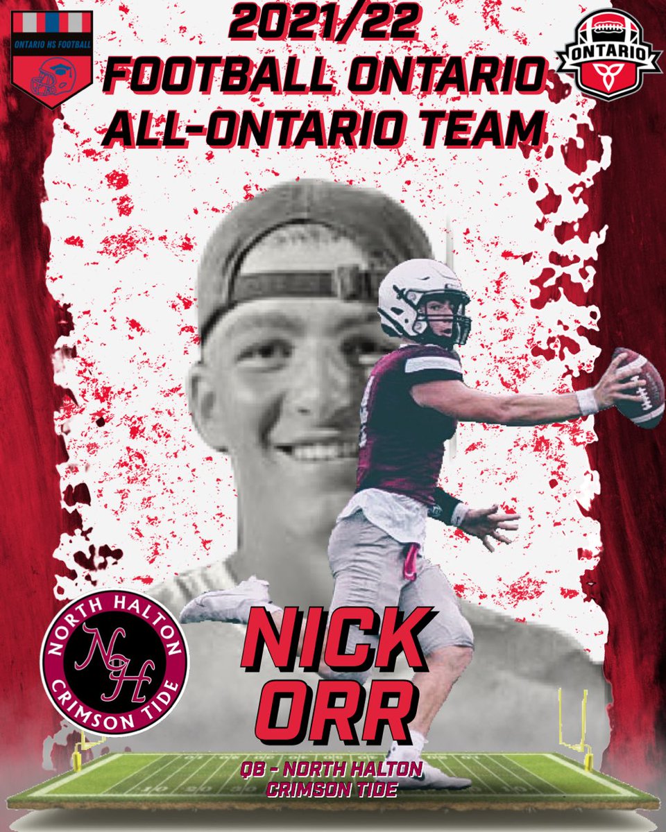 2021/22 Football Ontario U18 All-Ontario Community Team: Quarterback

#WeAreFootballOntario