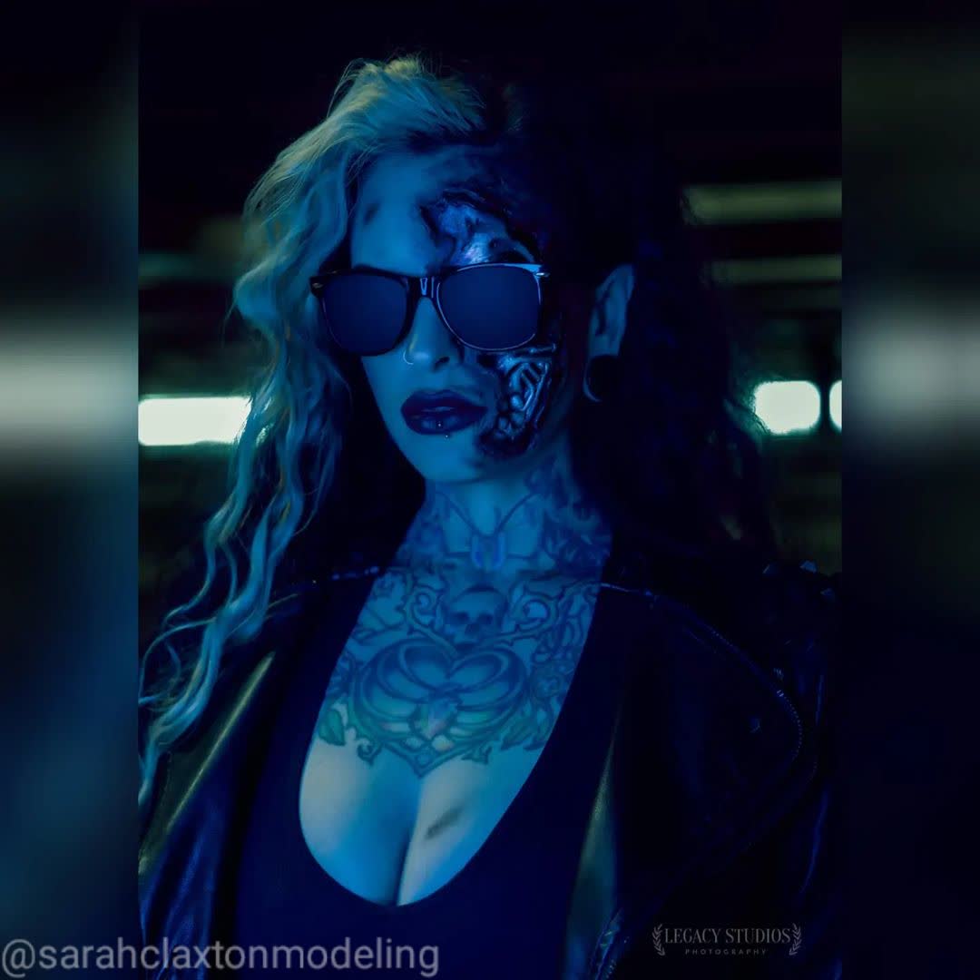 Even as a half cyborg, my wife still the hottest thing ever. #WCW