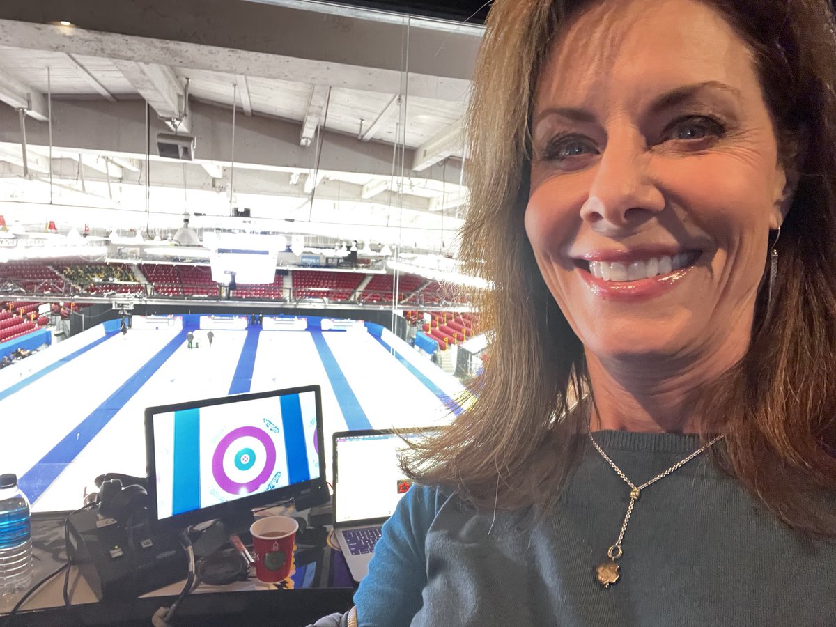 sportshall's tweet image. President and CEO @CBernardCurler is at the #STOH2022 with @TSNCurling! Make sure to tune in for her commentary, we know we are! 🥌