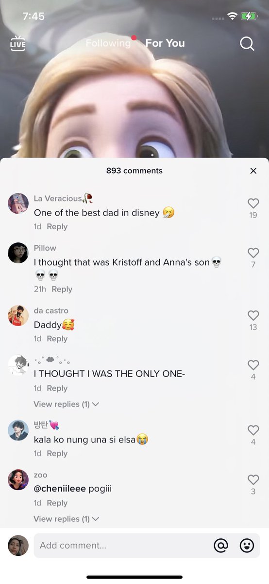 ElsaIsMyWifey's tweet photo. NO BECAUSE WHY IS TIKTOK SIMPING ON AGNARR?????

“One of the best dad in disney” 💀 https://t.co/vcFbHiOV9M