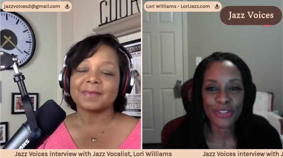 JazzVoices1's tweet photo. #JazzVoicesLive Loved catching up with @lorijazz22! #jazzvoices #jazz #singer #songwriter #Jazzvocalist #interview #musicians 

https://t.co/xFqiMKeTxa https://t.co/Zo8eYQ6wCn