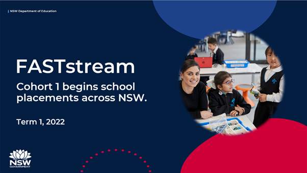NSWSLI's tweet photo. Our first cohort of 50 FASTstream teachers have started their school placements at metro, regional, rural and remote primary and secondary schools across NSW.  Find out what they've been up to: https://t.co/rMe4nNaOkQ https://t.co/2XvMkc6SL0