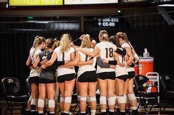 WMUVolleyball's tweet photo. Happy National Girls and Women in Sport Day, today and EVERYDAY 🐴🏐💛 https://t.co/WKwUMFNGCU