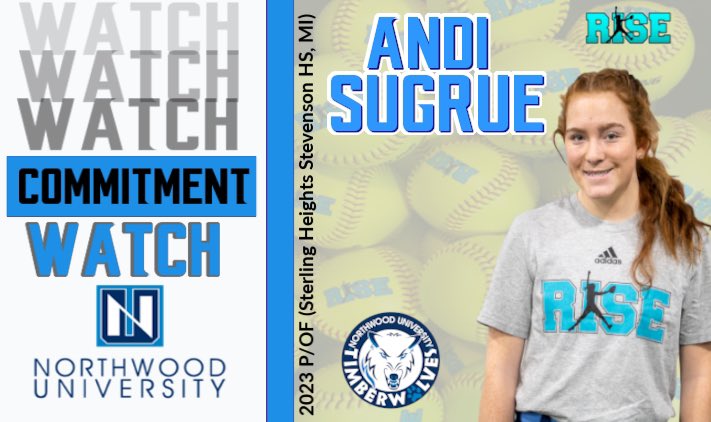 Commitment Watch:

2023 RISE Player-Andi Sugrue <a href="/SugrueAndi/">andi sugrue</a> (Sterling Heights Stevenson HS &amp; <a href="/16uOlley/">Michigan Batbusters 18U Olley</a> ) verbally commits to Northwood University! #congrats #RISEfamily @TWolvesSoftball 

Andi attended the Michigan Holiday Showcase!