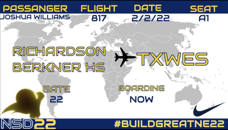 RamSports's tweet photo. Welcome to the @TxWesFootball ππ Ramily Joshua Williams!!! #Ramsup #NSD22 #BuildGreatne22 Lets Go!!! @RamsRecruiting https://t.co/wNecPyaFi3