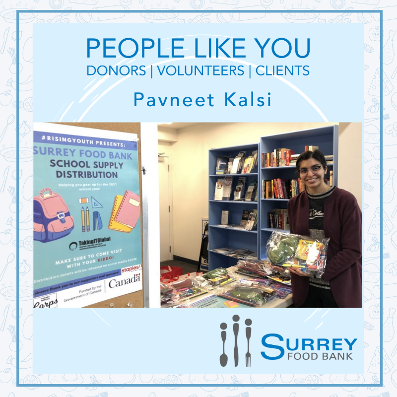 SurreyFoodBank's tweet photo. Thank you Pavneet Kalsi,a UBC student who  distributes school supply packages, supported by Envision  &amp;  Staples #SurreyFoodBank #PeopleLikeYou #EnvisionFinancial #CanadaRisingYouthGrant #SimpleGenerosity #WeAreAllInThisTogether #Staples https://t.co/x1DEj5r0xo