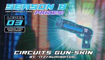 RBXLeaks__'s tweet photo. ¡La temporada 8 de Jailbreak "El futuro" comienza pronto! 🔥
¡Aqui un vistazo previo a los premios! #Roblox #Jailbreak 

🤖Nivel 2: ¡Llantas TRION!
📟Nivel 3*: Skin de pistola CIRCUITS 
🤖Nivel 4: OVERDRIVE Spoiler 
📟Nivel 5*: Spoiler mecha arm 

[1/3] ... https://t.co/tuWPKQyNro
