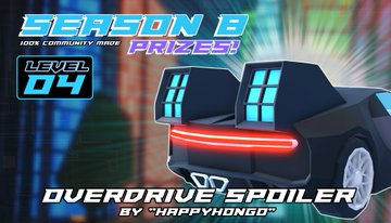 RBXLeaks__'s tweet photo. ¡La temporada 8 de Jailbreak "El futuro" comienza pronto! 🔥
¡Aqui un vistazo previo a los premios! #Roblox #Jailbreak 

🤖Nivel 2: ¡Llantas TRION!
📟Nivel 3*: Skin de pistola CIRCUITS 
🤖Nivel 4: OVERDRIVE Spoiler 
📟Nivel 5*: Spoiler mecha arm 

[1/3] ... https://t.co/tuWPKQyNro