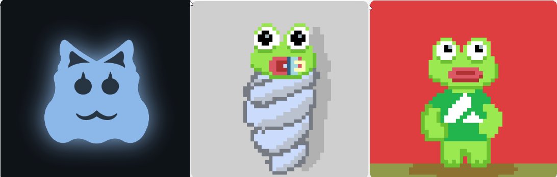 MelissaChainz's tweet photo. ❗️ #NFTGiveaway Time ❗️

#giveaway 3 $FTM #NFTs you just need to:

☑️follow @MelissaChainz 
☑️follow  @genie_trades 
☑️and retweet this

feel free to tag some #NFT friends 😊

1 Fantom Kitten 
1 Baby Frog
1 #AVAX Frog 

cute and fun pieces from @0xOtw and @FakewormsStudio 🐱👻🐸 https://t.co/OaGBEZJRJR