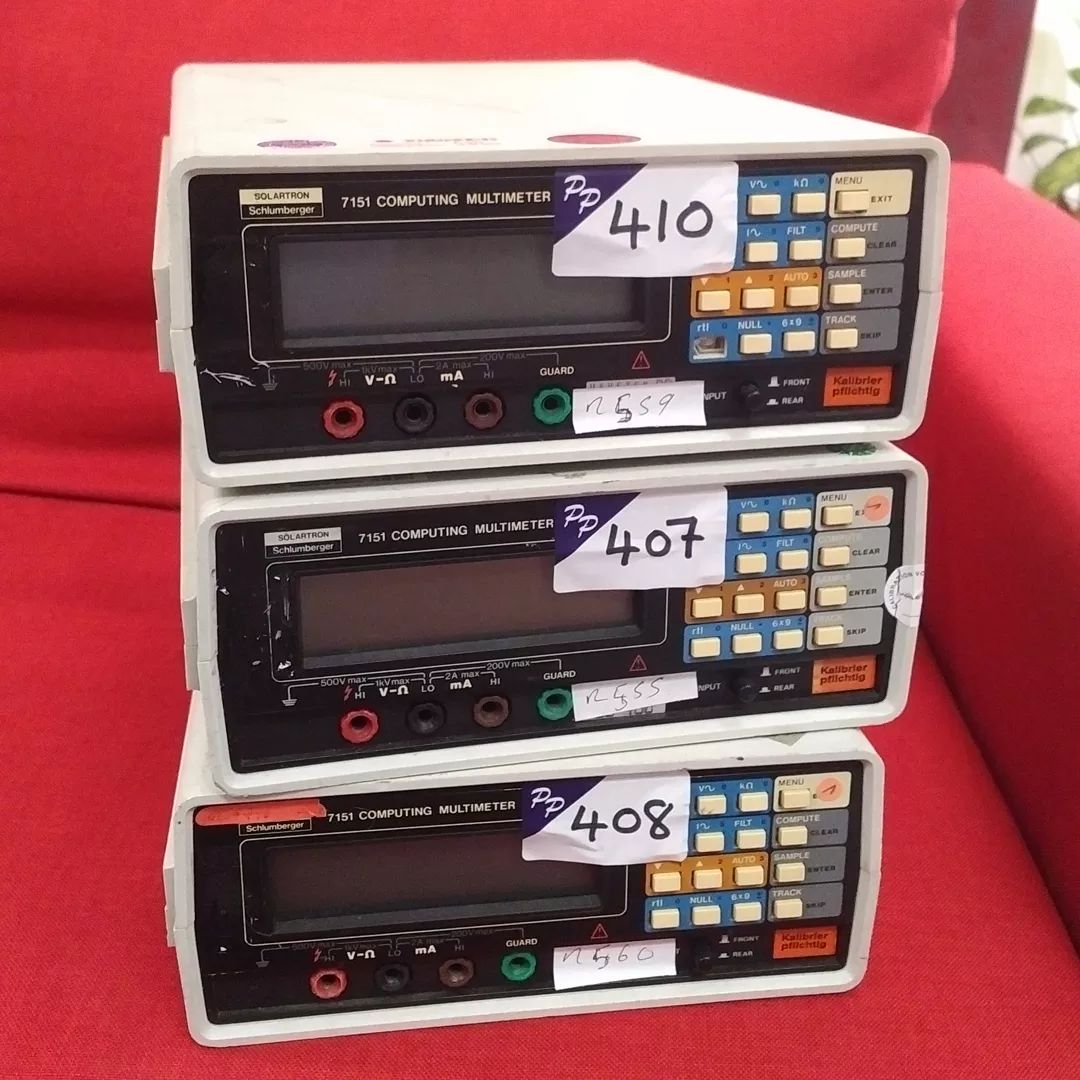 tamhanna's tweet image. #voltmeter a gogo. I have an awful lot of #csharpcode for interacting with the #solartronschlumberger #solartron7150 / #solartron7151 #multimeter family, and so I decided to stack a few more into my #pitofdespair when they were on sale at the…
📸 instagram.com/p/CZfqAg6NEe_/