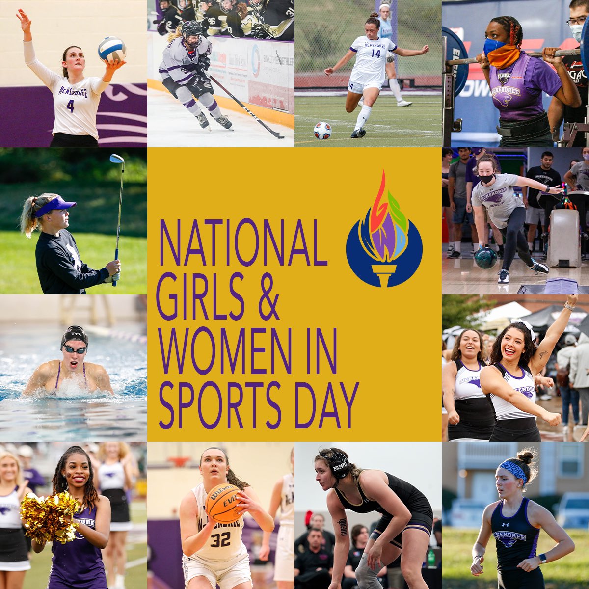 McKBearcats's tweet photo. Happy National Girls and Women in Sports Day to all of our talented female athletes! #womeninsportsday2022 #BearcatsUnleashed https://t.co/ilyz1wO2rH