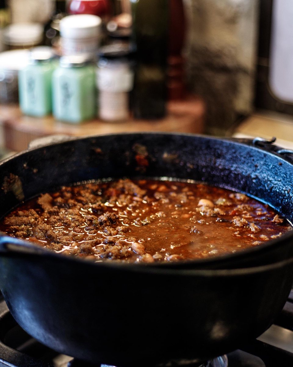 6 more weeks of winter calls for my famous deer chili on the @PitBossGrills . Watch the full process in my latest Youtube video: youtu.be/Ew5JEYIvaHQ