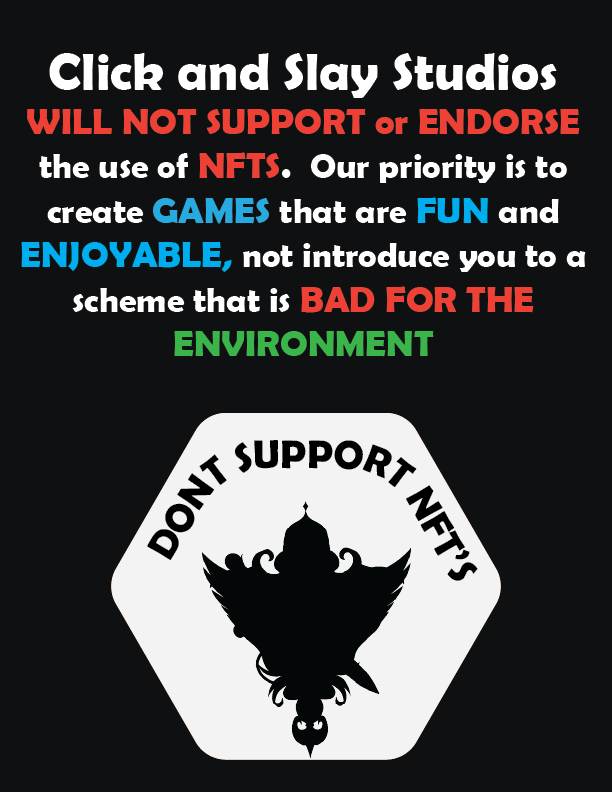 ClickSlayStudio's tweet image. #antiNFT #indieDev #indieStudio