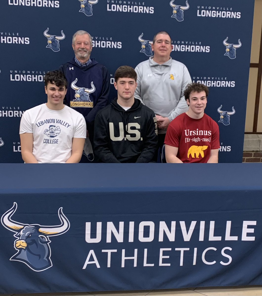 DymBrian's tweet photo. Signing Day! @LVCFootball Thanks to those who helped me reach this point @Coachpatsmith @coachclarkuhs . Congrats to @NateHolt9 @MattMcCloskey12 @HailUnionville https://t.co/E6tin6QOWa