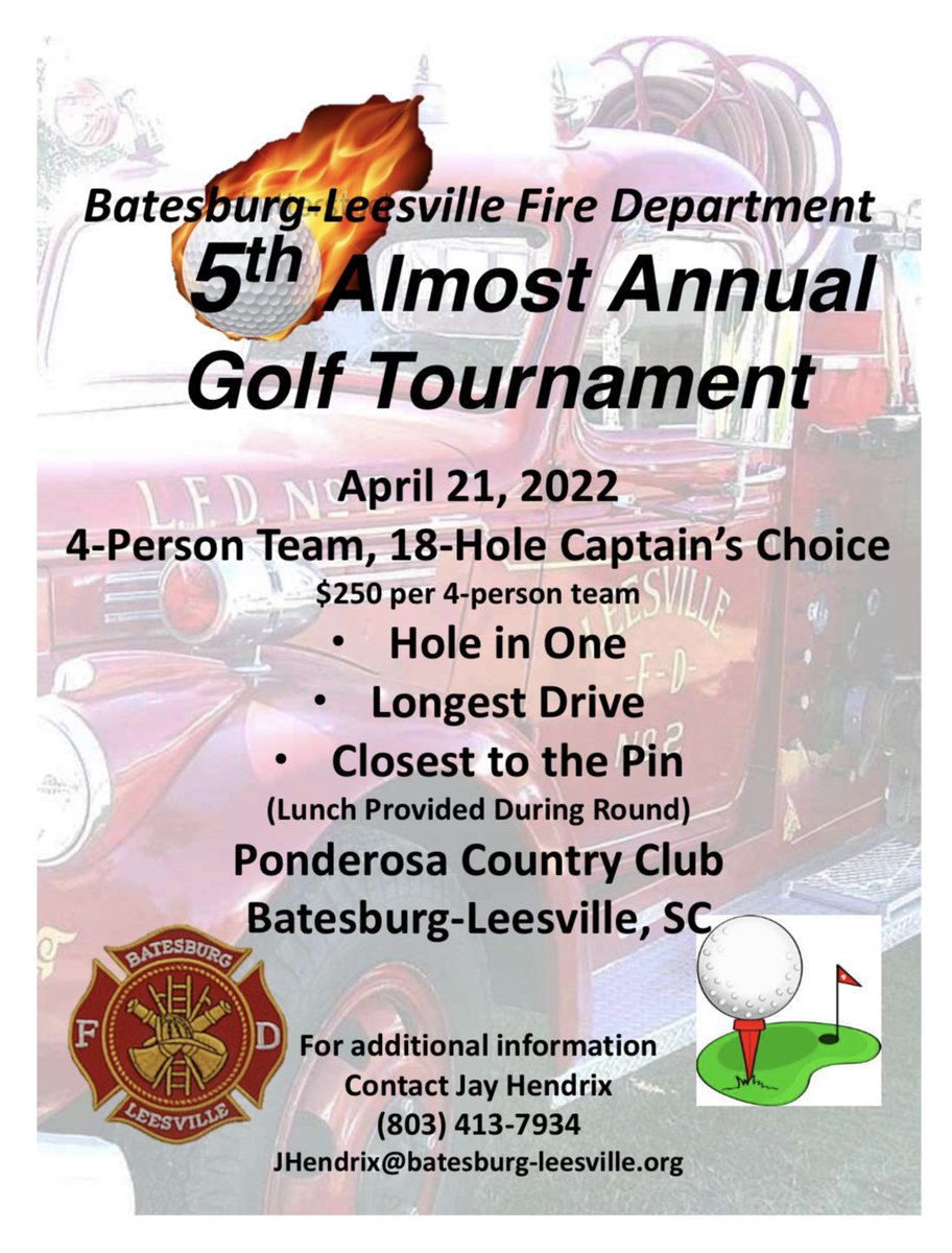 BLFD911's tweet photo. Come out and support BLFD with a day on the course. https://t.co/TpqcWvexcS