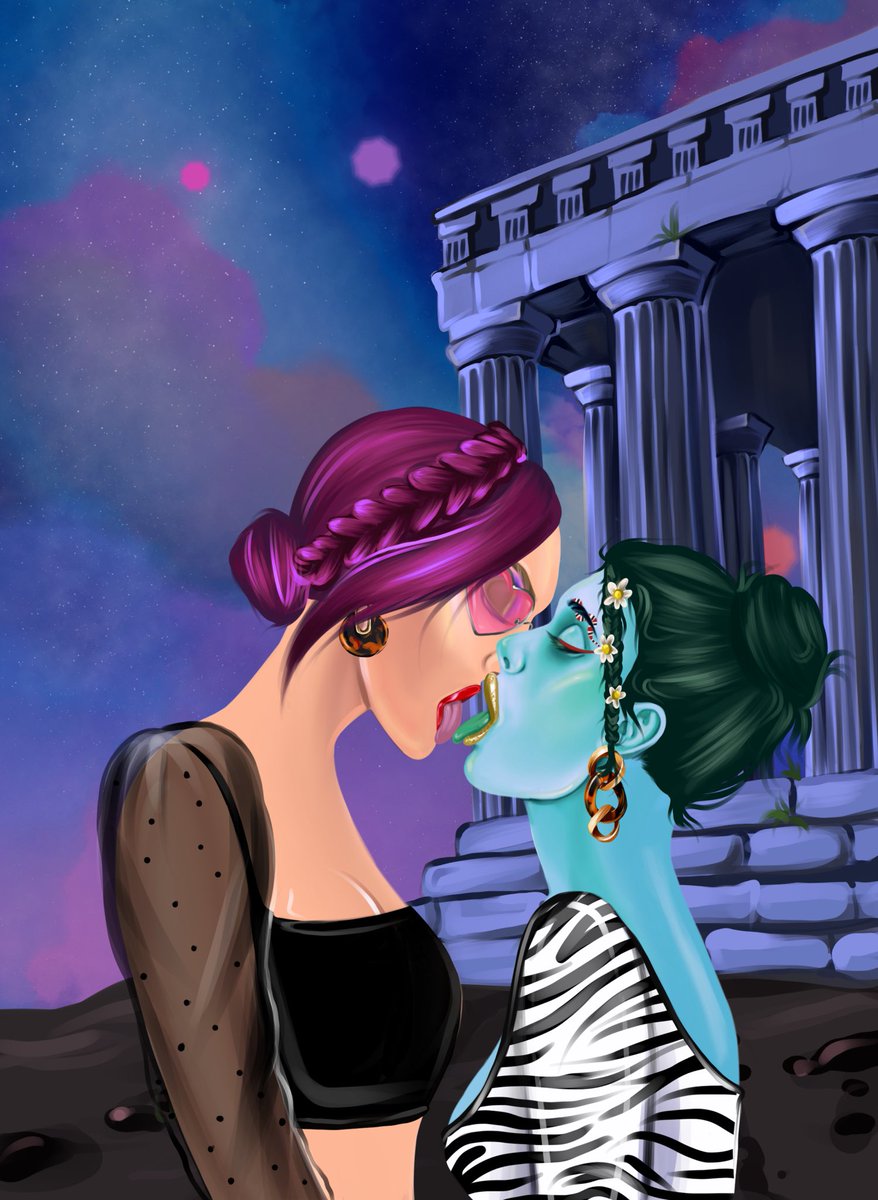 SoulmatesNFT's tweet photo. Sneak-peeks #nftart  

Limited edition for St.Valentine’s day 
❣️250 artworks on 14th February 
❣️0.7 Sol for White List 
❣️1 Sol for Public Sales  

🎁AR #AugmentedReality for those who minted “special traits” 
🎁Granted access to Soulmates application  

#NFTCommunity #NFTdrop https://t.co/hvys3HlUYM