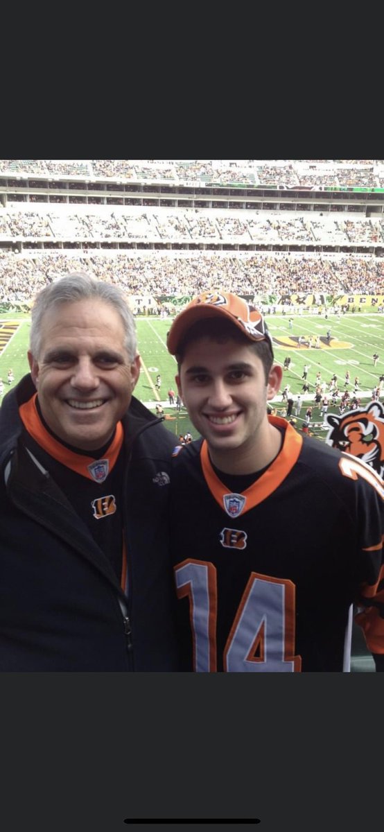 jshane44's tweet photo. Jim, I’m from OH and my dad was a Bengals season ticket holder. My grandfather had Colts season tickets and thus I became a duel fan (and Peyton became my idol). My dad passed away 3 years ago due to cancer and he’d love for me to be there!!! #SuperBowl https://t.co/aV0n6buN71