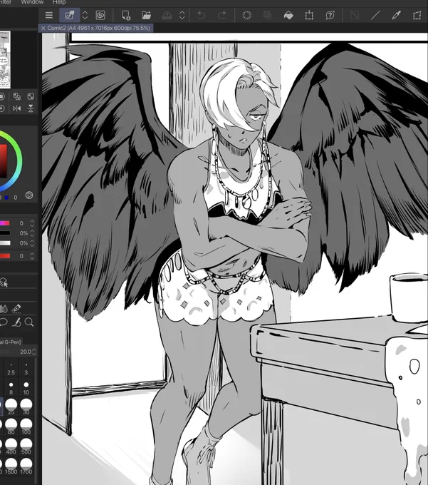 I think my OC looks good in the black and white comic!
#MayoFantasyFitness #oc https://t.co/AqgtCYQa9f 