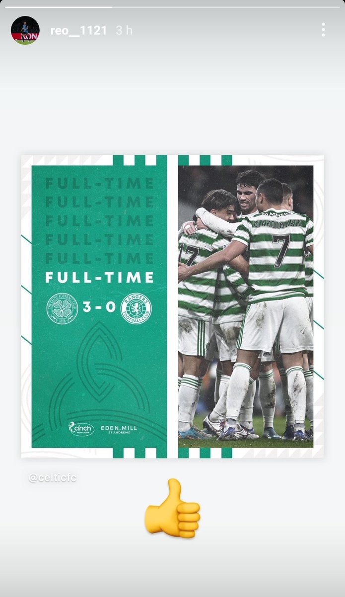 liamcsc's tweet photo. Reo Hatate really just strolled into one of the most intense fixtures in world football, scored two screamers, didn't celebrate, dominated midfield and finished it off with a '👍' emoji

A literal demi-god of a footballer. https://t.co/P2ocpNnTD0