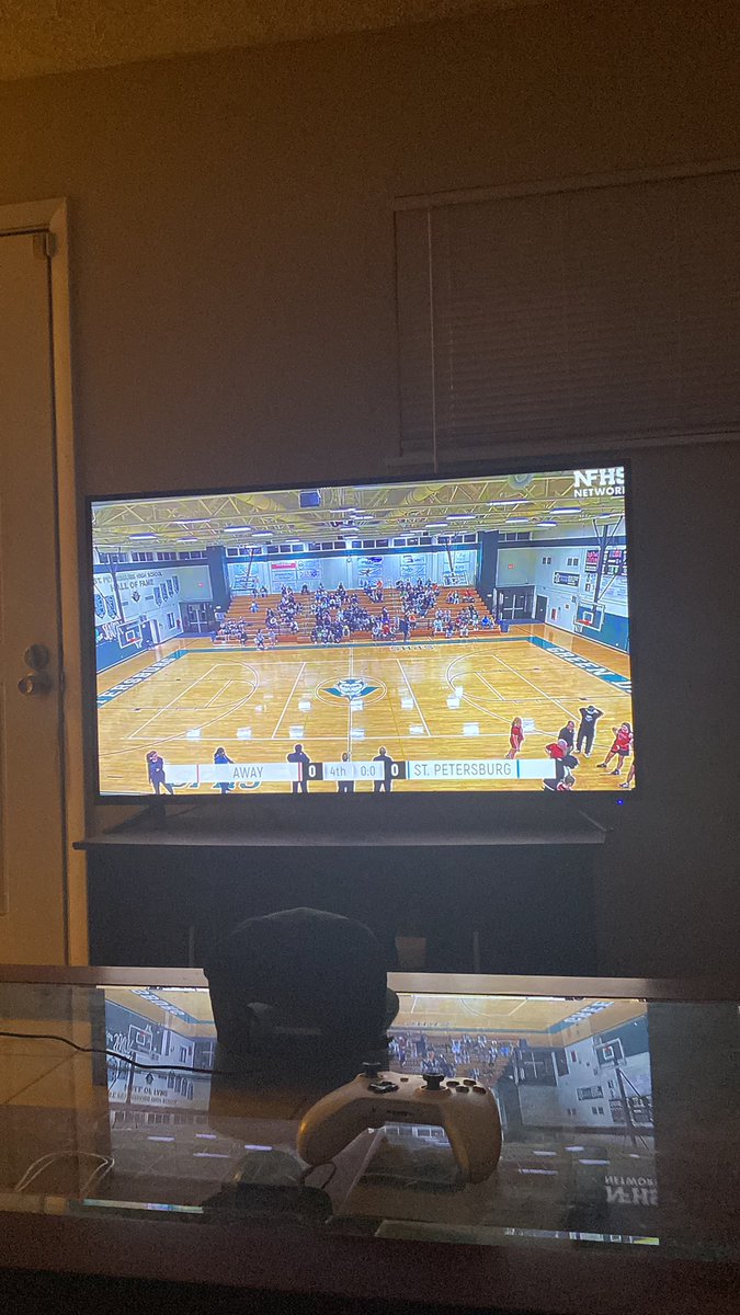 Love @NFHSNetwork !! About to crack open the laptop and work on some good ol IEPs while watching @tampaball and our girls do work!! Let’s go Lady Vikes!!