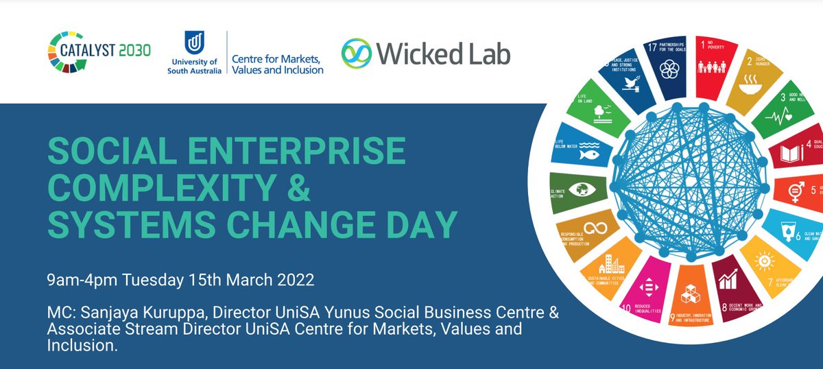 Very excited that the program for the Social Enterprise Complexity & Systems Change Day has been released!! The event is being held online and is free to attend. Program: tinyurl.com/mryme8n8 Registration: tinyurl.com/yckwudxn @GerritsLasse @complexcase