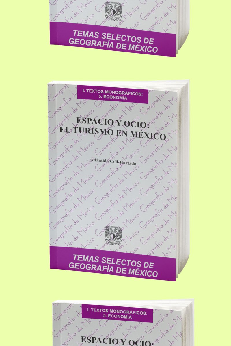librosunam's tweet image. 💥_Espacio y ocio: El turismo en México_, de Atlántida Coll-Hurtado, expone los claroscuros del turismo en la sociedad, la economía, las políticas estatales, entre muchos otros temas de interés. ¡Aquí puedes conseguir un ejemplar!👉🏼 bit.ly/3u6qG4Z 📚 @IGeografiaUNAM