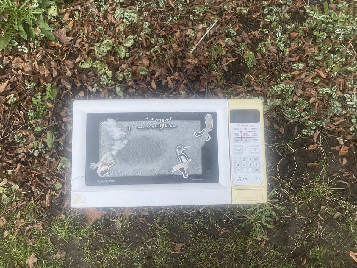 HeavinSarah's tweet image. What other brave monkeys opened this microwave in the park just to find the grossest stuff ever? Technically there was glass…the broken microwave glass plate. The glass will find me as a reward, right? #monkeyshines2022
