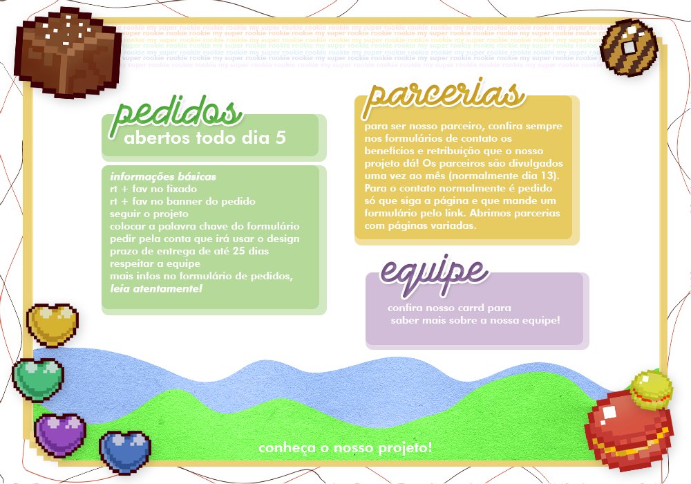 • Bem Vindos a Glitter Rookies 🍪

Carrd 🔗: glitterrookies.carrd.co
Cronograma 🗓️: docs.google.com/spreadsheets/d…
Dúvidas ❔: curiouscat.me/GlitterRookies